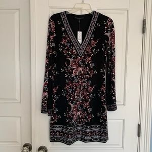 White House Black Market Black Tunic Dress.